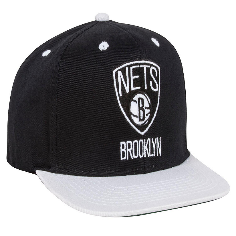 Brooklyn Nets NBA Adidas Adjustable Snapback Hat + Includes GT Sweat Wristband Image