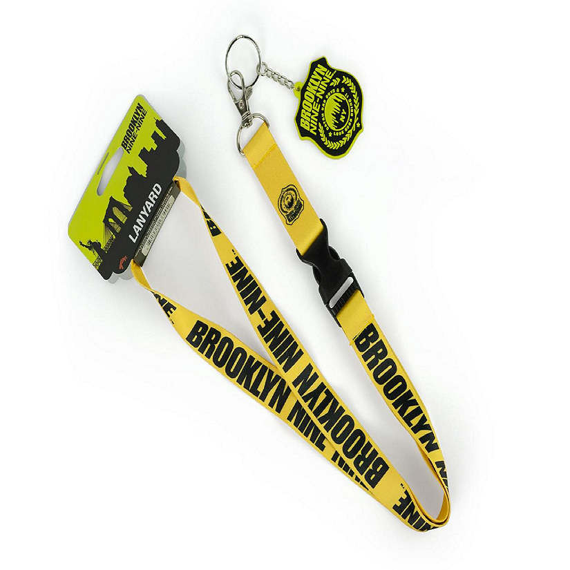 Brooklyn Nine Nine Official Lanyard For Keys & ID Badges  Bonus Charm Included Image