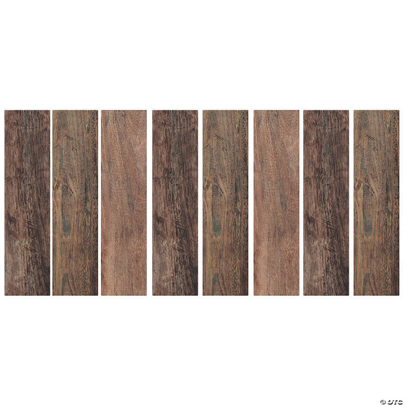 Brown Barn Wood Plank Peel & Stick Wall Decals Image