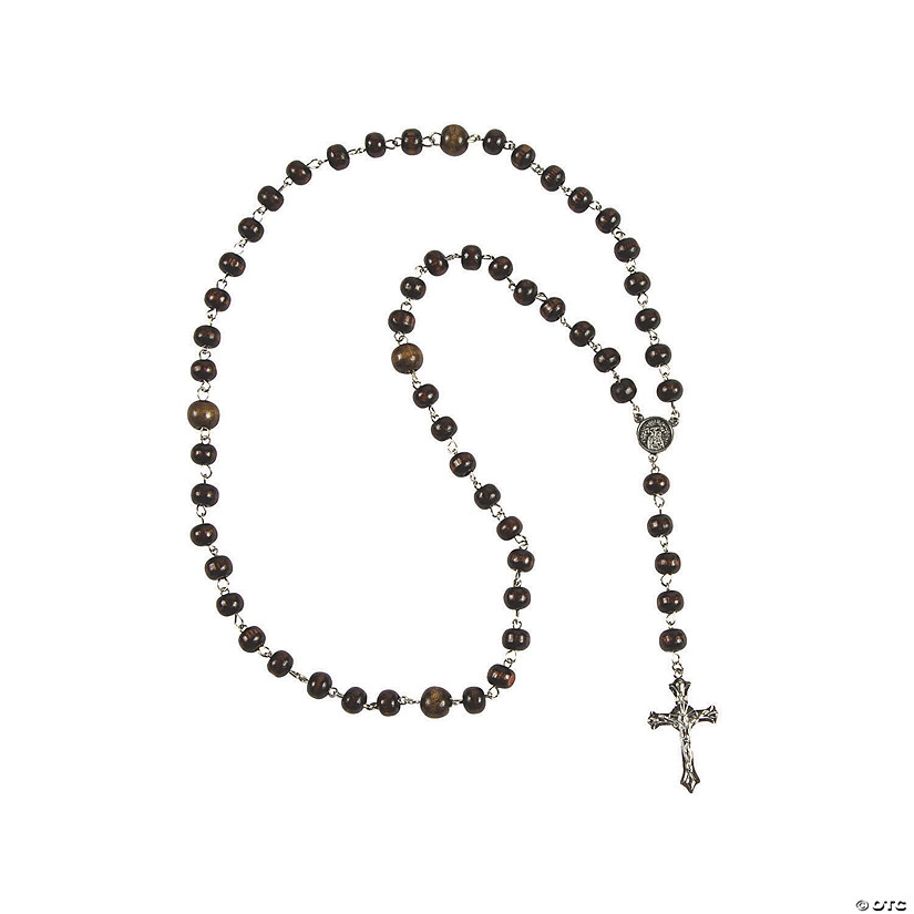 Brown Beaded Rosaries - 12 Pc. Image
