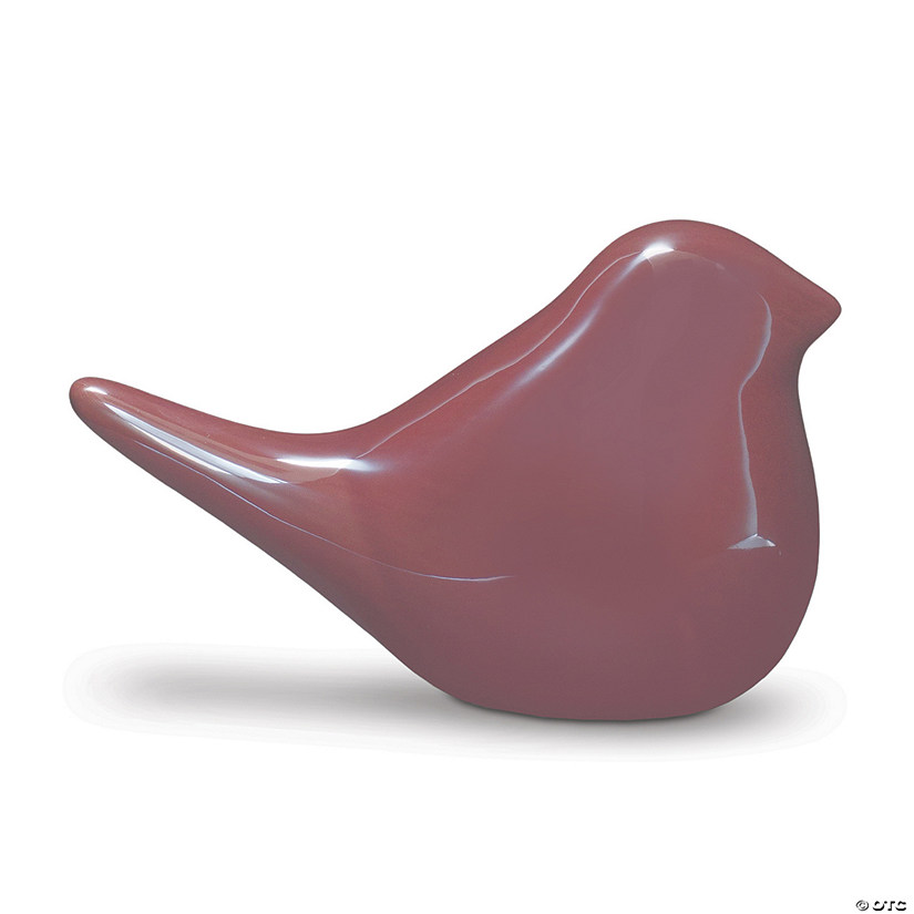 Brown Bird (Set Of 2) 6"L X 3.75"H Porcelain Image
