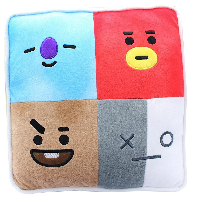 BT21 12 Inch TwoSided Plush Character Pillow Oriental Trading