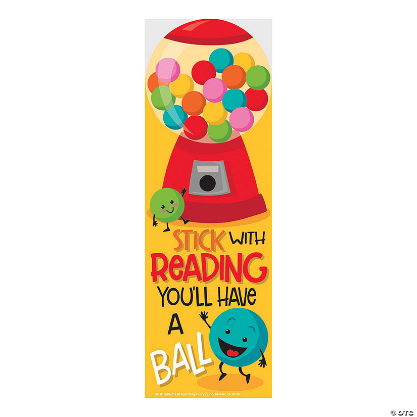 Bubble Gum-Scented Bookmarks - 24 Pc. Image
