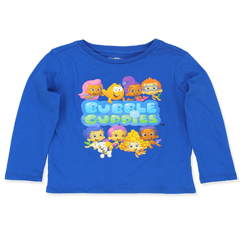 Bubble Guppies Toddler Long Sleeve T-Shirt Tee (4T, Blue) Image