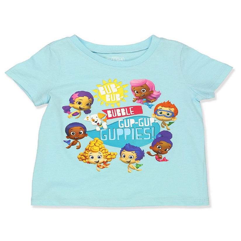 Bubble Guppies Toddler Short Sleeve T-Shirt Tee (2T, Blue) Image