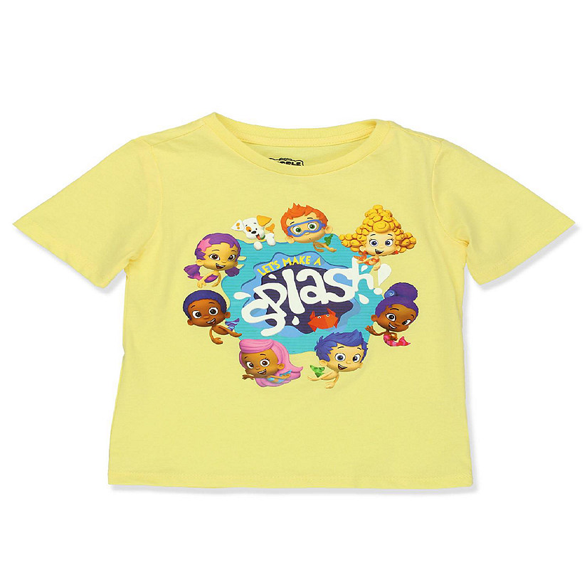 Bubble Guppies Toddler Short Sleeve T-Shirt Tee (2T, Yellow) Image