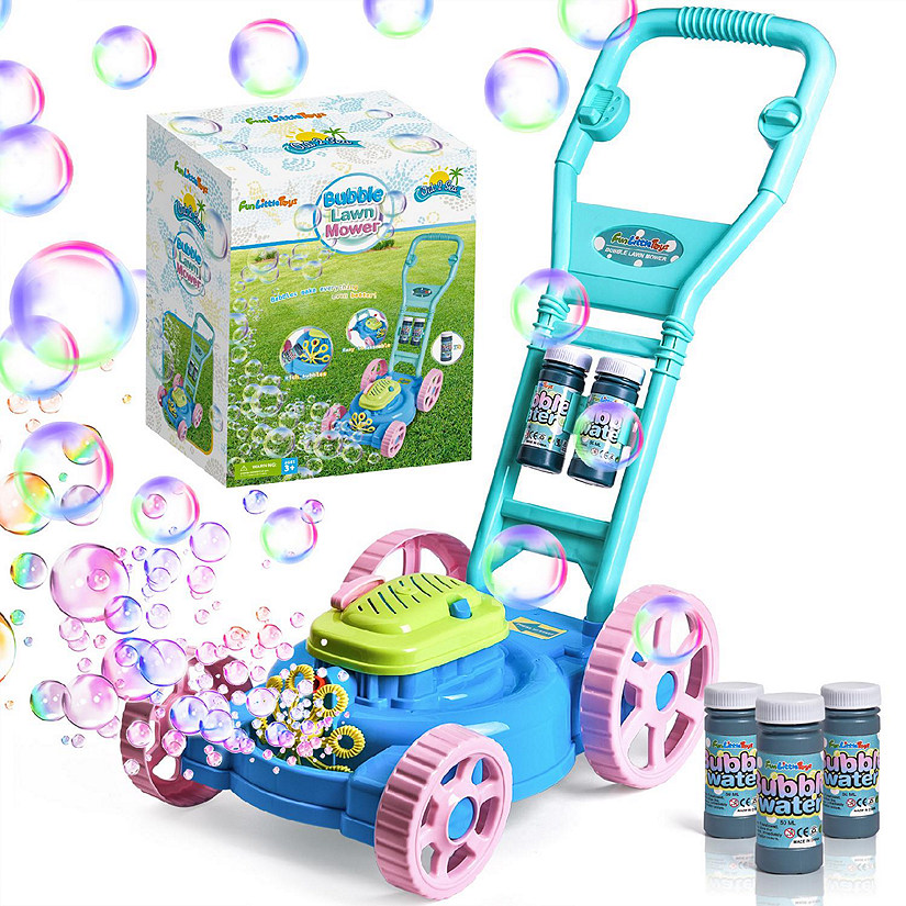 Bubble Lawn Mower with 3 Bubble Solution Refills Image