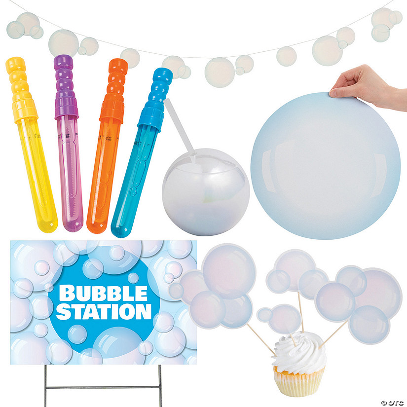 Bubble Party Kit for 24 - 94 Pc. Image