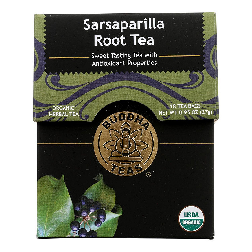 Buddha Teas - Tea Organic Sarsaparilla - Case of 6 - 18 BAG Image