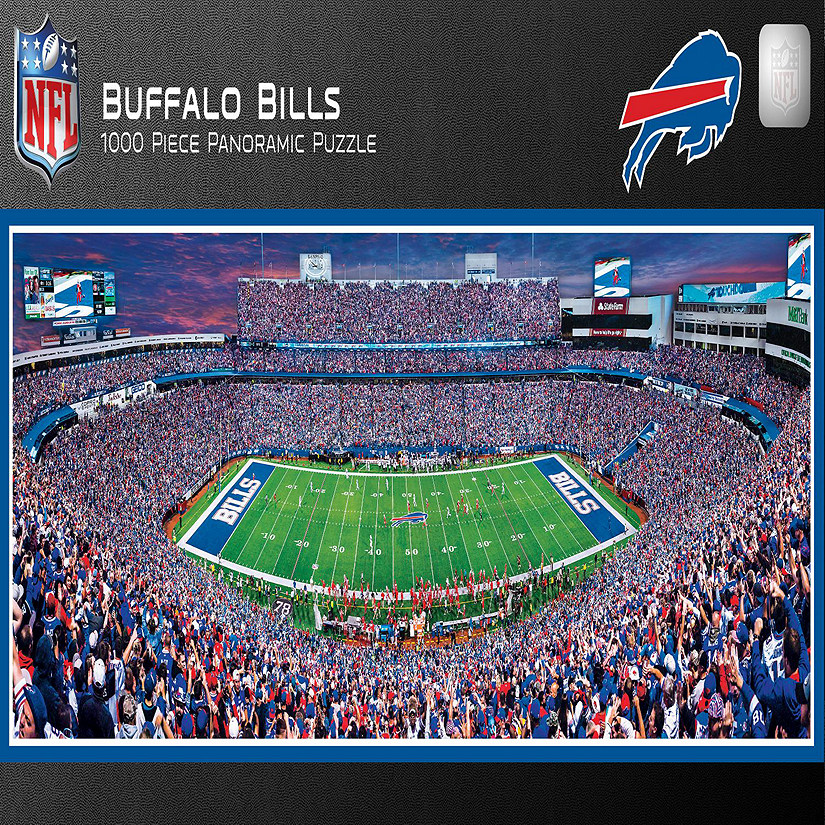 Buffalo Bills - 1000 Piece Panoramic Jigsaw Puzzle - Center View Image