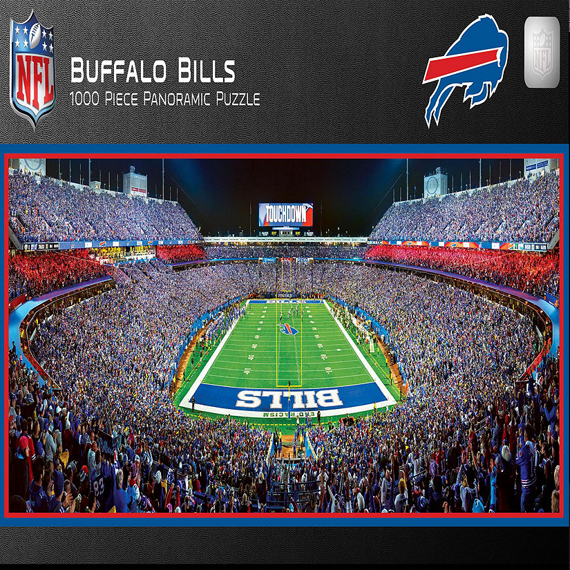Buffalo Bills - 1000 Piece Panoramic Jigsaw Puzzle - End View Image