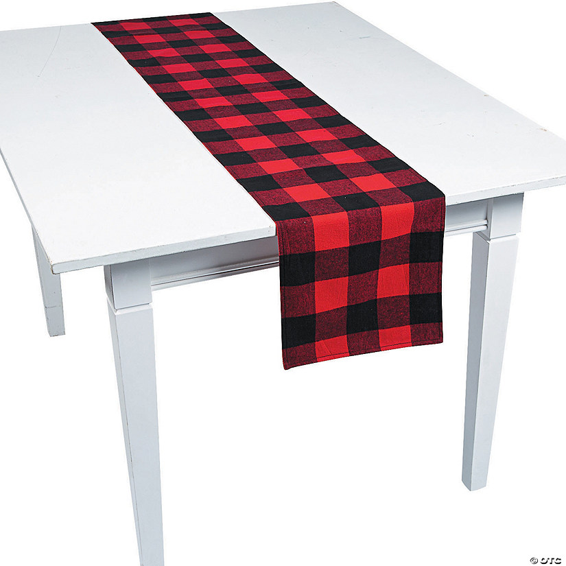 Buffalo Plaid Fabric Table Runner Image