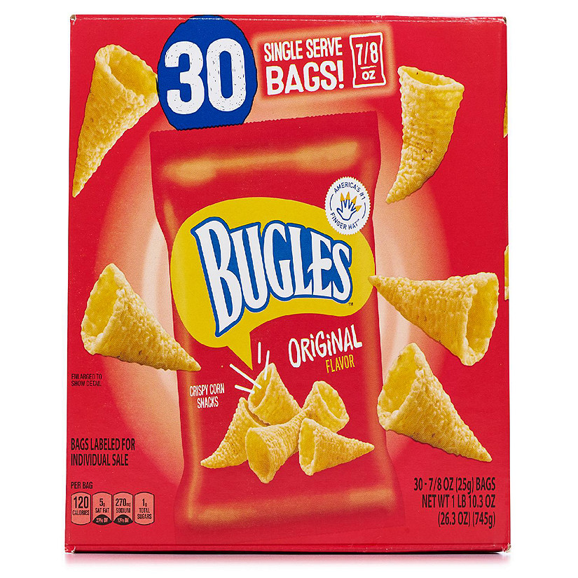 Bugles Crispy Corn Snacks 30 Count