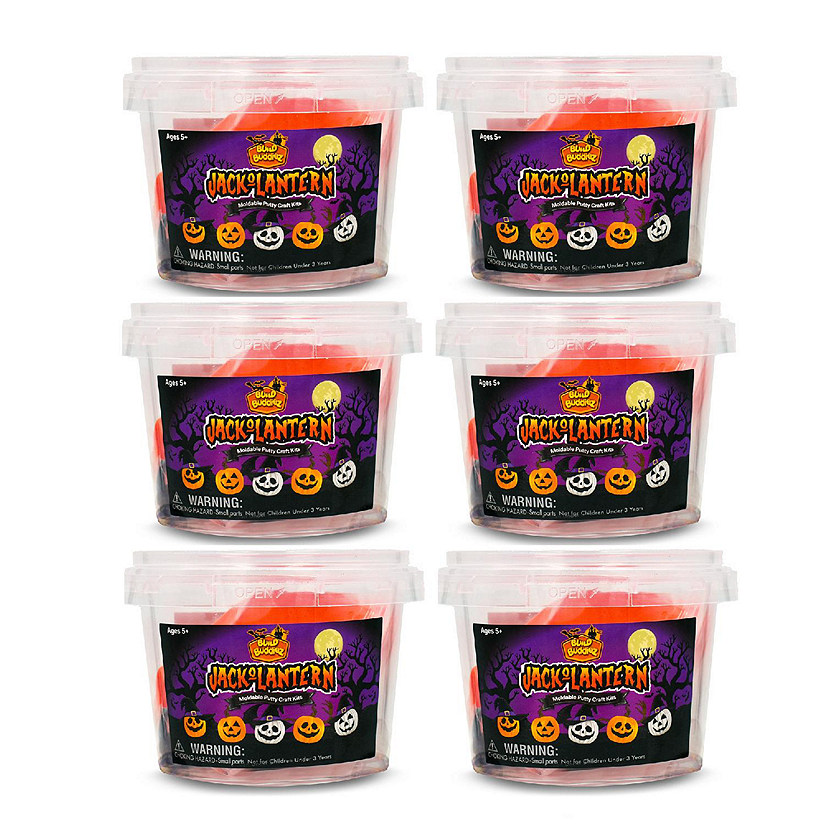 Build Buddiez: Jack-O-Lantern Craft Kit 6 Pack &amp;#8211;Ages 5+ Image