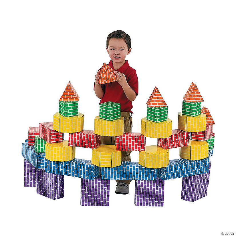 Building Bricks Blocks Set - 42 Pc. Image