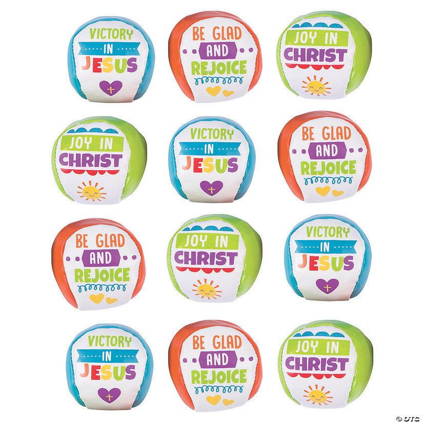 Bulk 100 Pc. Mini He Lives Kick Balls Assortment