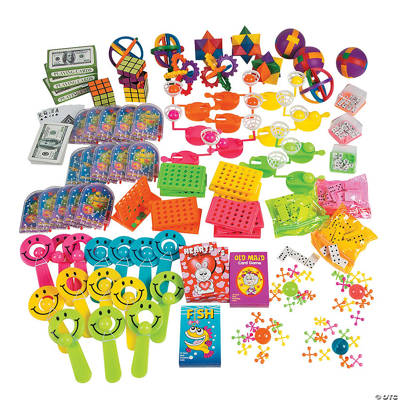 Bulk 100 Pc. Mini Puzzles & Games Boredom Buster Kit Image