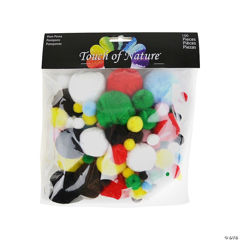 Bulk 100 Pc. Touch of Nature<sup>&#174;</sup> Everyday Pom-Poms Image