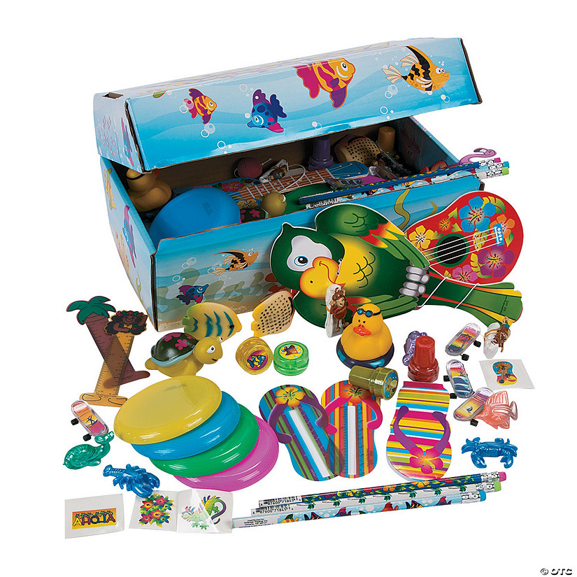 Bulk 100 Pc. Tropical Treasure Chest Assortment Image