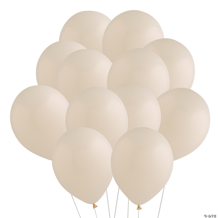 Bulk 100 Pc. Tuftex Matte Lace 11" Natural Latex Balloons Image