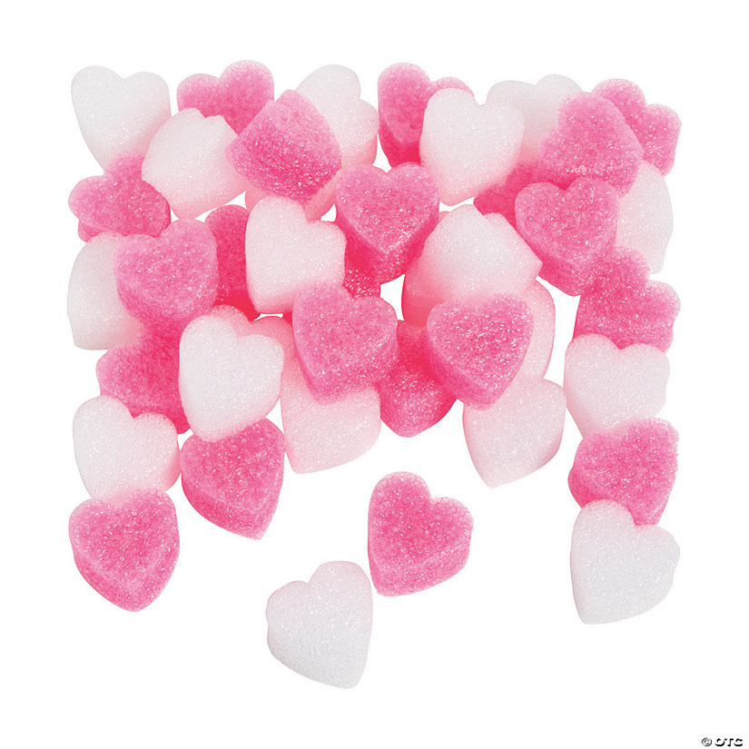 Bulk 100 Pc. Valentine Foam Hearts - 100 Pc. Image