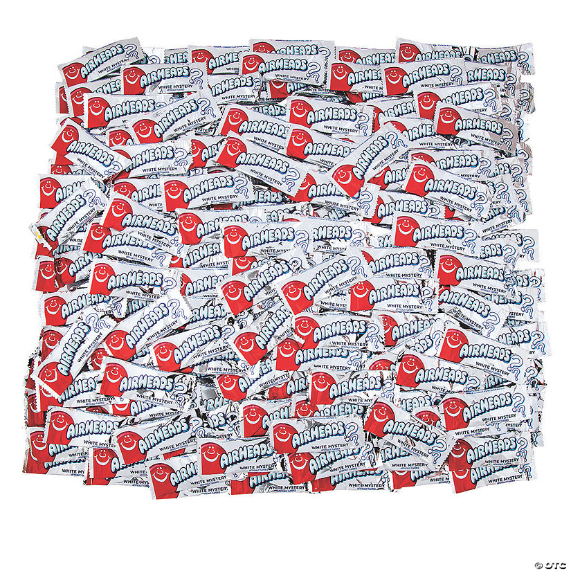Bulk 1000 Pc. AirHeads<sup>&#174;</sup> White Mystery Flavor Mini Bars Chewy Candy Image
