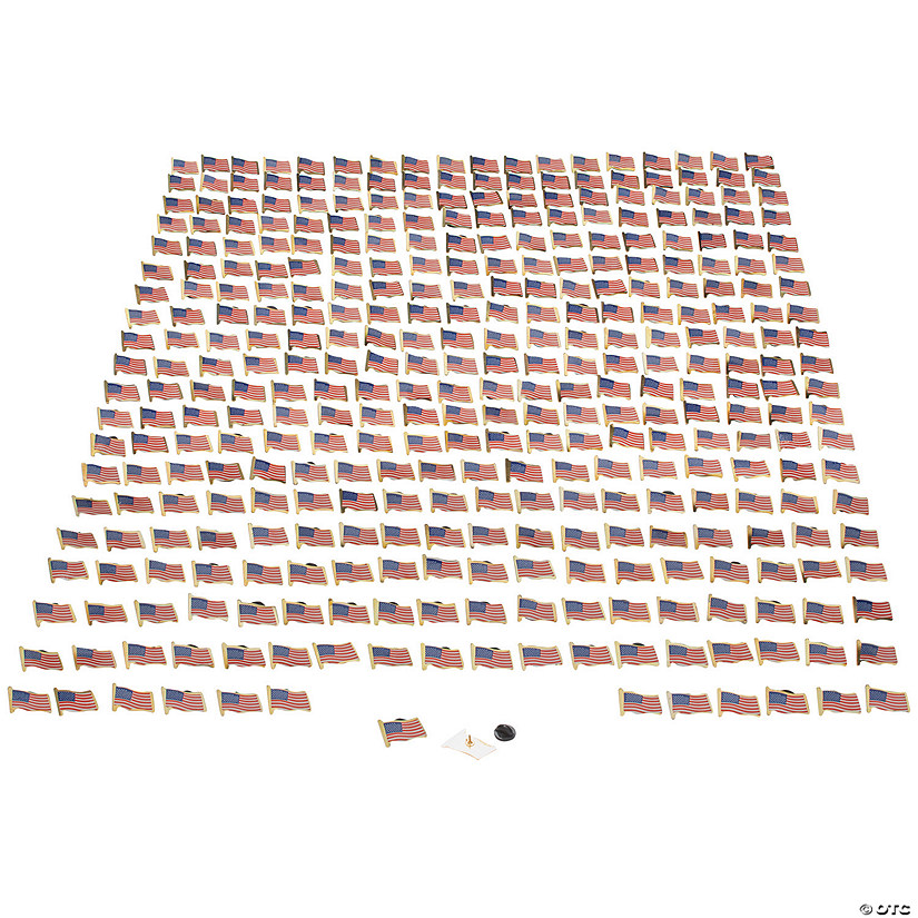 Bulk 1008 Pc. USA Flag Pins Image