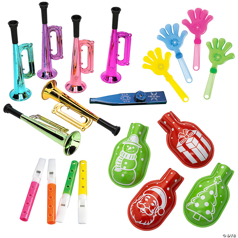 Bulk 108 Pc. Noisemaker Christmas Toy Assortment Image