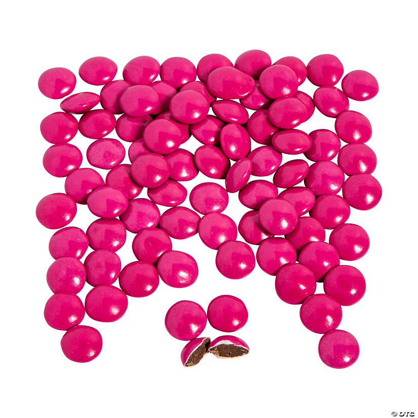Bulk 1088 Pc. Pink Milk Chocolate Gems Image