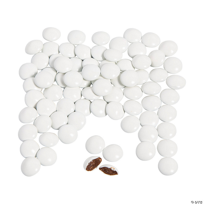 Bulk 1088 Pc. White Milk Chocolate Gems Image