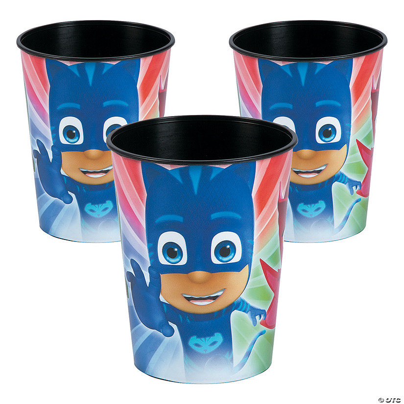 Bulk 12 Pc. Disney&#8217;s PJ Masks Reusable Plastic Party Cups Image