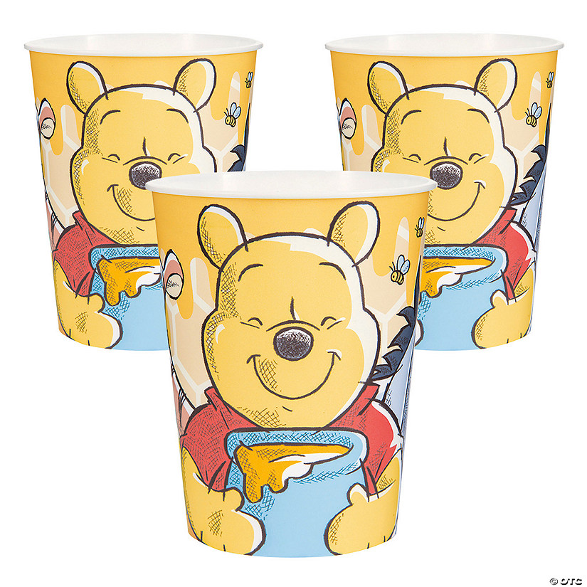 Bulk 12 Pc. Disney&#8217;s Winnie the Pooh Reusable BPA-Free Plastic Favor Tumblers Image