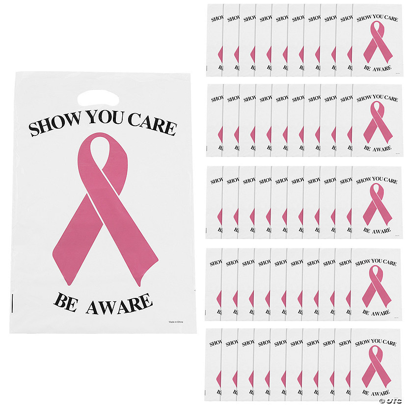 bulk-12-x-17-breast-cancer-awareness-large-plastic-goody-bags-50-pc