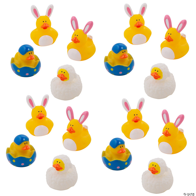 Bulk  120 Pc. Easter Rubber Ducks Image
