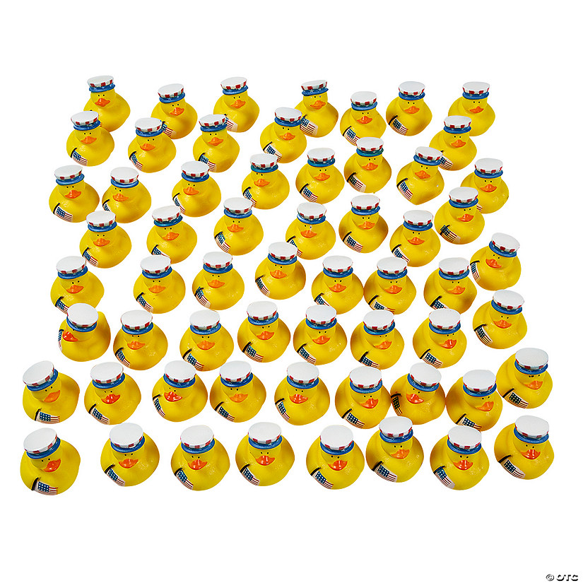 Bulk 120 Pc. Patriotic Rubber Ducks Image