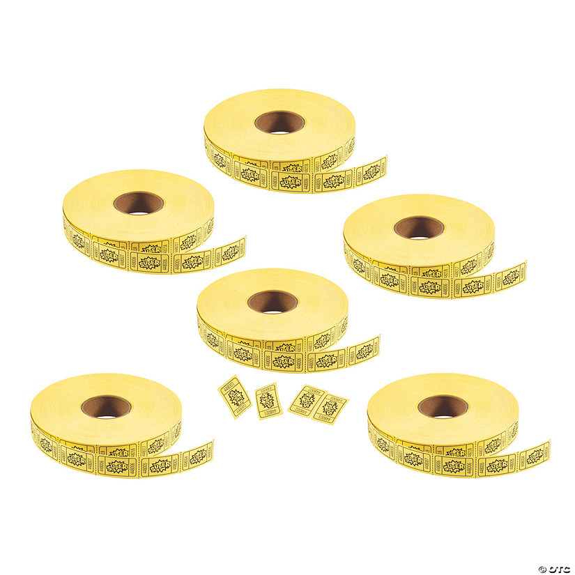 Bulk 12,000 Pc. Superhero Incentive Roll Tickets Image