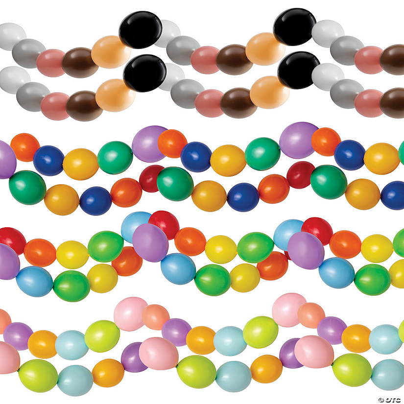 Bulk 144 Pc. 6" Latex Link Balloons Image