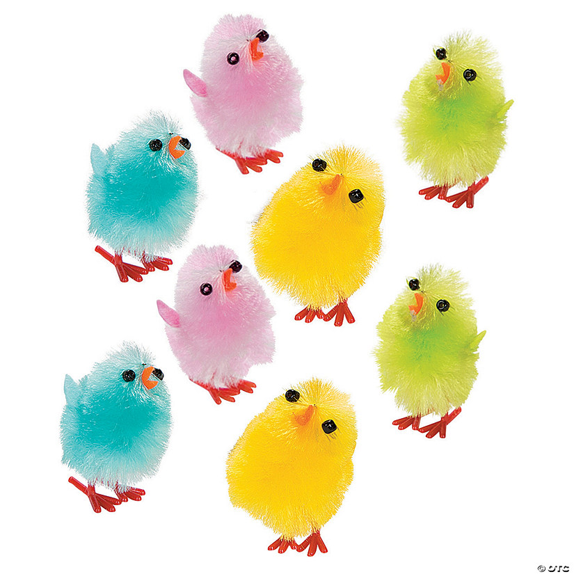 Bulk 144 Pc. Colorful Baby Chicks Image