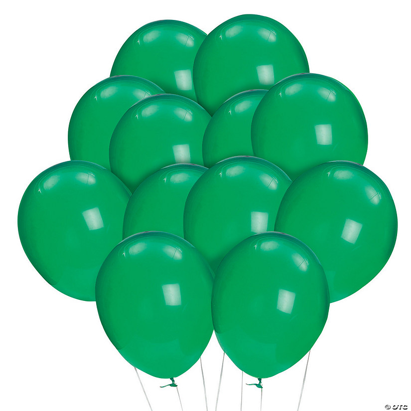 Bulk  144 Pc. Emerald Green 11" Latex Balloons Image