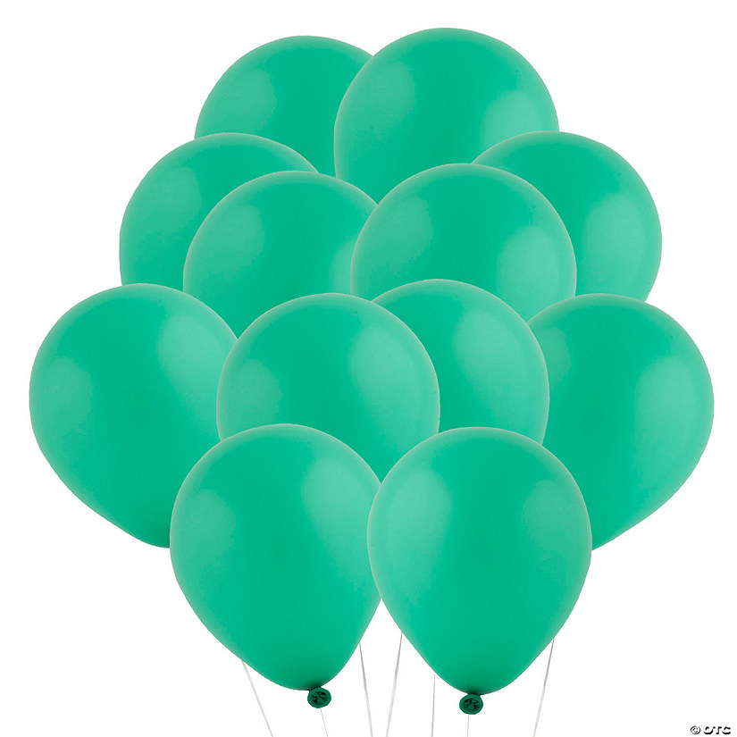 Bulk  144 Pc. Green 5" Latex Balloons Image