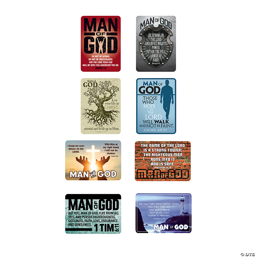 Bulk 144 Pc. Man of God Wallet Card Assortment Image