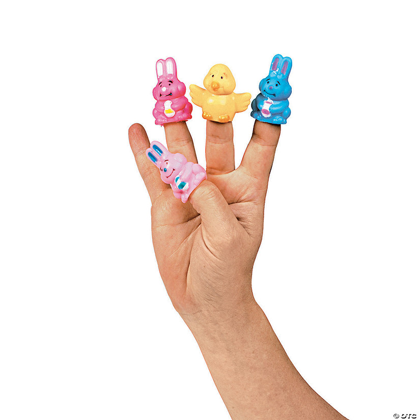 Bulk 144 Pc. Mini Easter Finger Puppets Image