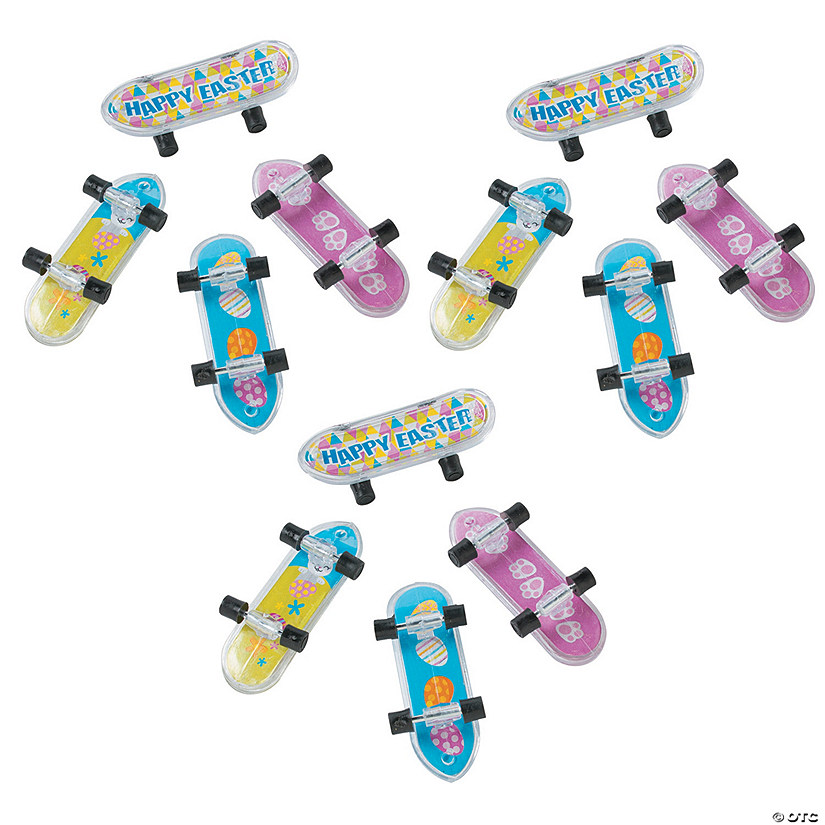 Bulk 144 Pc. Mini Easter Skateboards Image