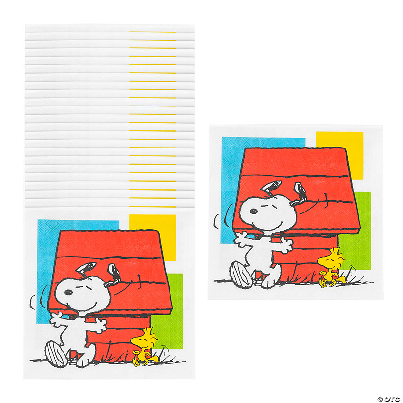 Bulk 144 Pc. Peanuts<sup>&#174;</sup> Snoopy & Woodstock Luncheon Napkins Image