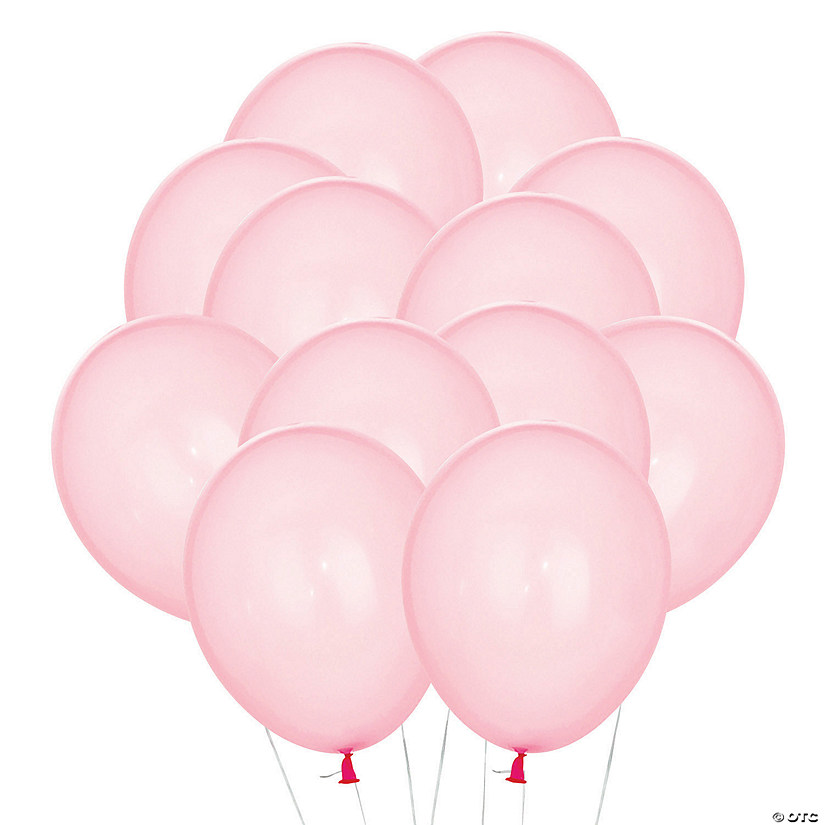 Bulk  144 Pc. Pink 11" Latex Balloons Image