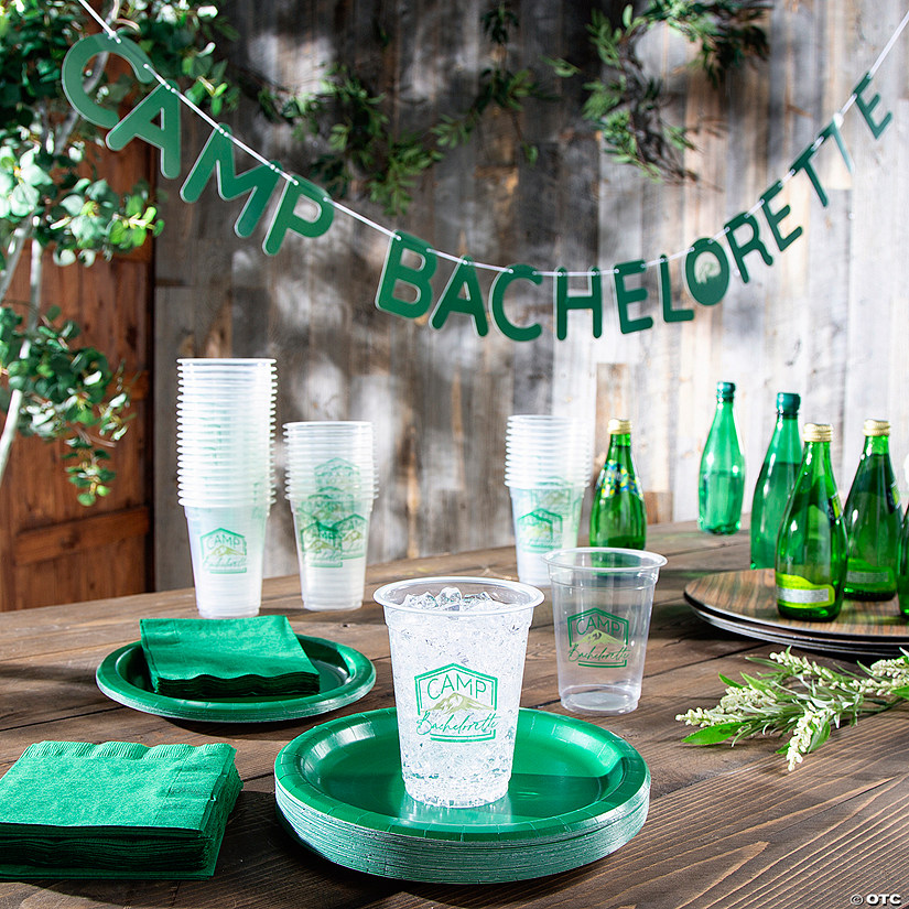 Bulk 149 Pc. Camp Bachelorette Party Disposable Tableware Kit for 48 Image
