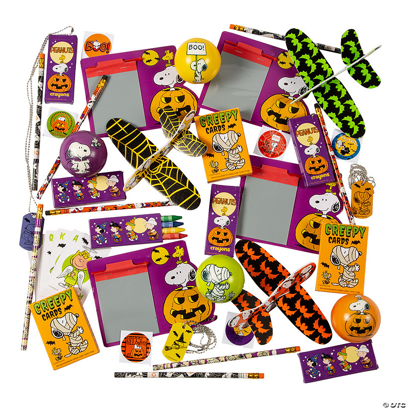 Bulk 150 Pc. Peanuts&#174; Halloween Toy, Stationery & Handout Assortment Image
