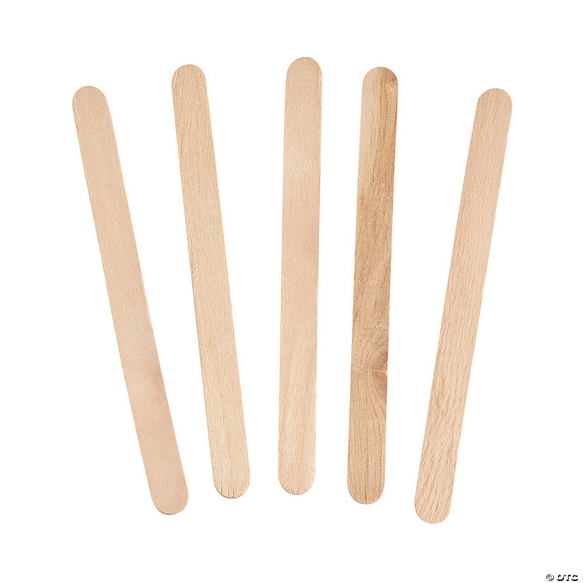 Wooden Ice Cream Popsicle Sticks Pack of 300 Pcs