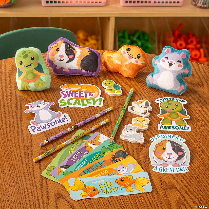 Bulk 158 Pc. Classroom Pets Reward Assortment Kit Image
