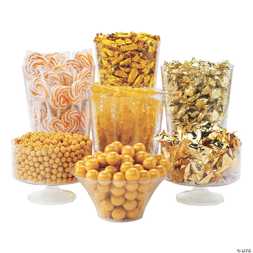 Bulk 1704 Pc. Gold Candy Buffet Assortment